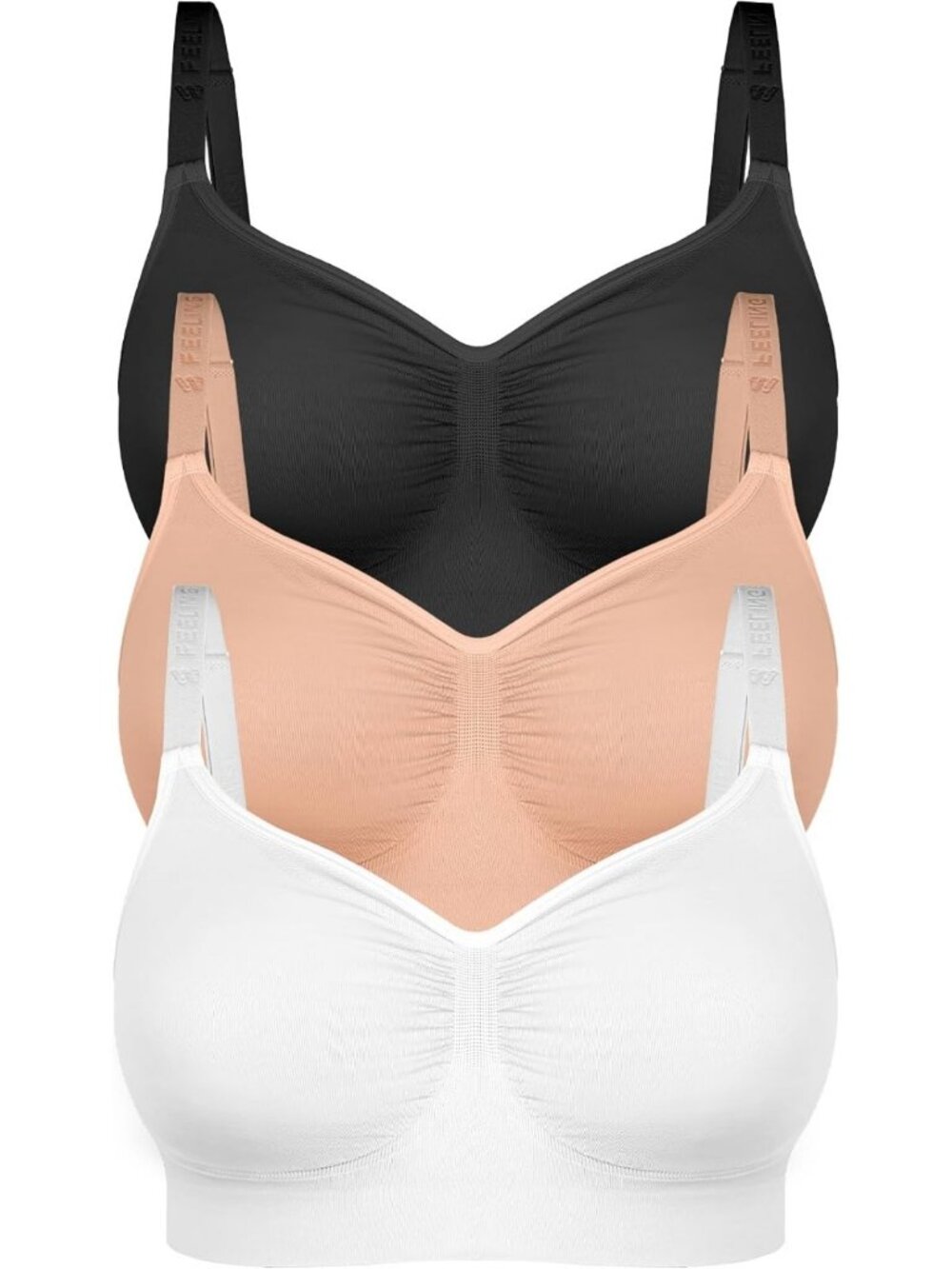 Comfortable Wireless Bralettes for Women | Seamless Unlined Bra, Soft Fit